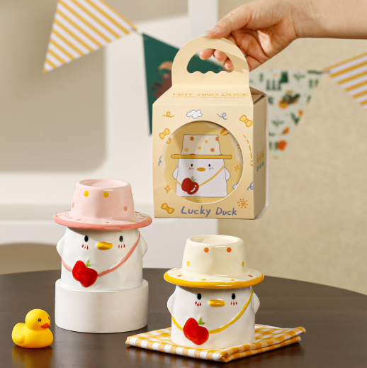 Duck-Shaped Coffee Mug – Creative Ceramic Mug