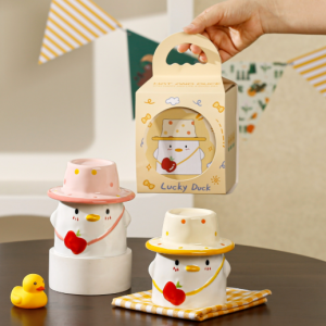 Duck-Shaped Coffee Mug – Creative Ceramic Mug