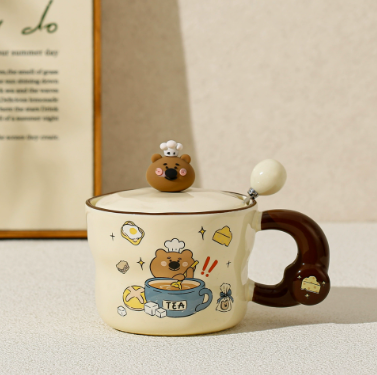 Cute Cartoon Animal Coffee Mug – Ceramic Fun Mug