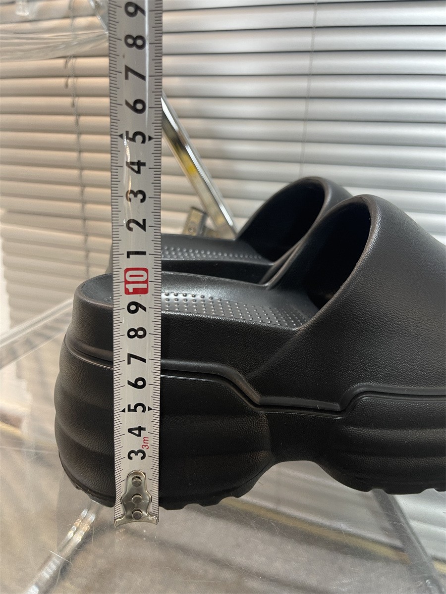 Women’s 9cm High Platform Block Heel Sandals Fashion Slip-On Slippers