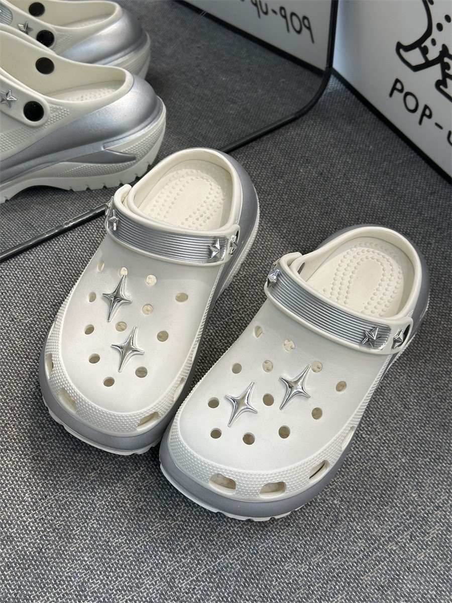 Women’s 7cm Platform Clogs Summer Slip-On Sandals Outdoor Wear